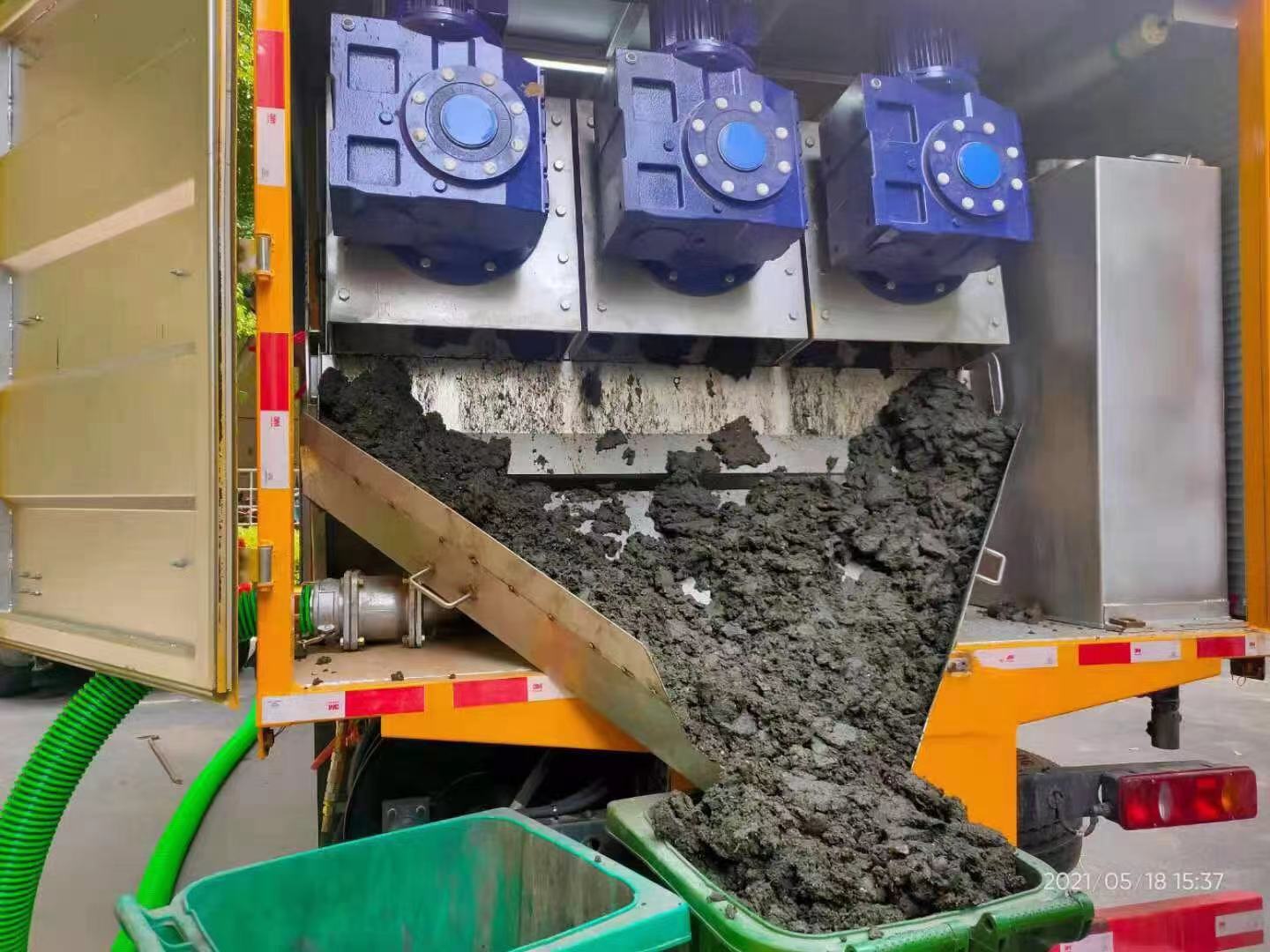 元氏化粪池清掏城市维护站-泥浆净化干湿分离处理